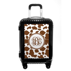 Cow Print Carry On Hard Shell Suitcase (Personalized)