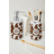 Cow Print Ceramic Bathroom Accessories - LIFESTYLE (toothbrush holder & soap dispenser)