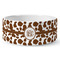 Cow Print Ceramic Dog Bowl - Medium (Personalized)
