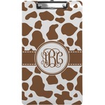 Cow Print Clipboard (Legal Size) (Personalized)