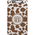 Cow Print Clipboard (Legal Size) (Personalized)