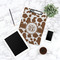 Cow Print Clipboard - Lifestyle Photo