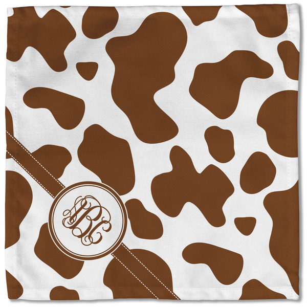 Cow Print Cloth Napkins - Personalized Lunch (Single Full Open)