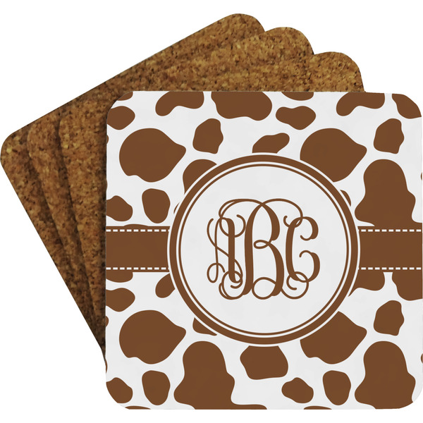 Cow Print Coaster Set (Personalized)