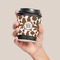 Cow Print Coffee Cup Sleeve - LIFESTYLE