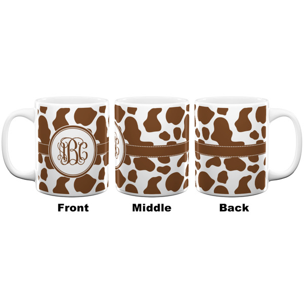 Cow Print Coffee Mug - 11 oz - White APPROVAL