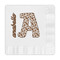 Cow Print Embossed Decorative Napkin - Front View