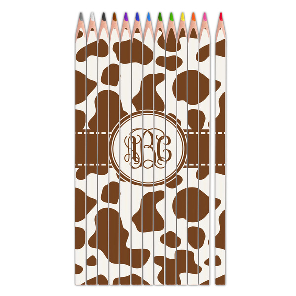 Custom Cow Print Colored Pencils (Personalized)