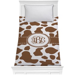 Cow Print Comforter - Twin (Personalized)