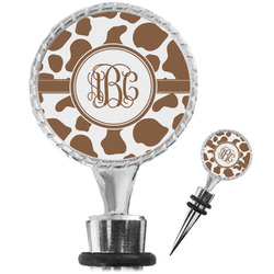 Cow Print Wine Bottle Stopper (Personalized)
