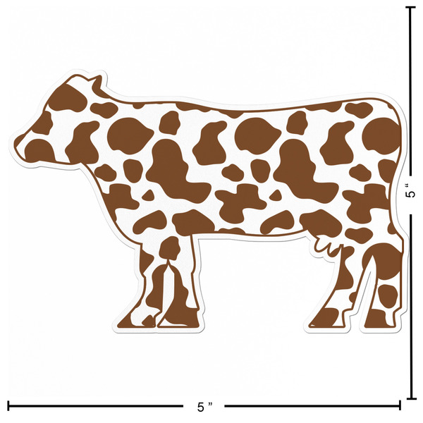 Cow Print Custom Shape Iron On Patches - L - APPROVAL