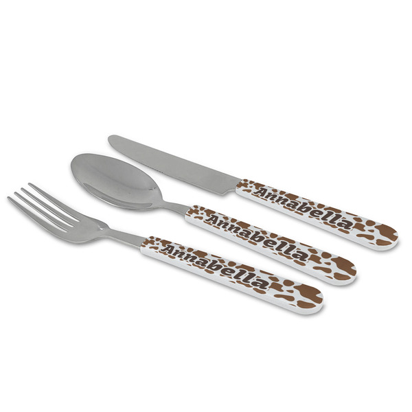 Cow Print Cutlery Set - MAIN