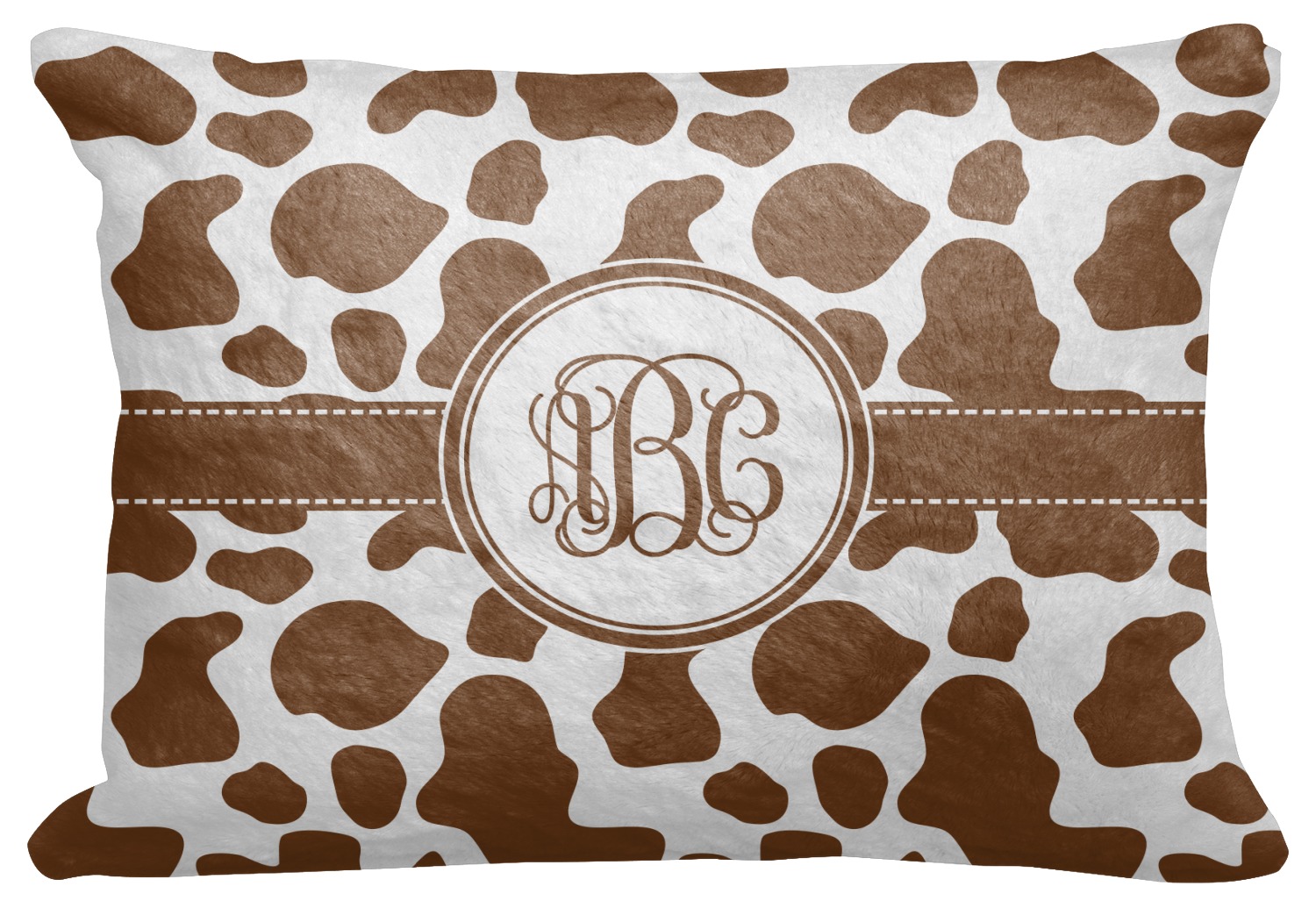 Custom Cow Print Decorative Baby Pillowcase 16"x12" (Personalized