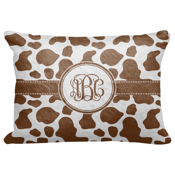 Custom Cow Print Decorative Baby Pillowcase - 16"x12" (Personalized)