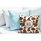Cow Print Decorative Pillow Case - LIFESTYLE 2