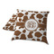 Cow Print Decorative Pillow Case - TWO