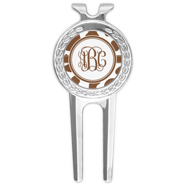 Custom Cow Print Golf Divot Tool & Ball Marker (Personalized)