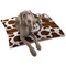 Cow Print Dog Bed - Large LIFESTYLE