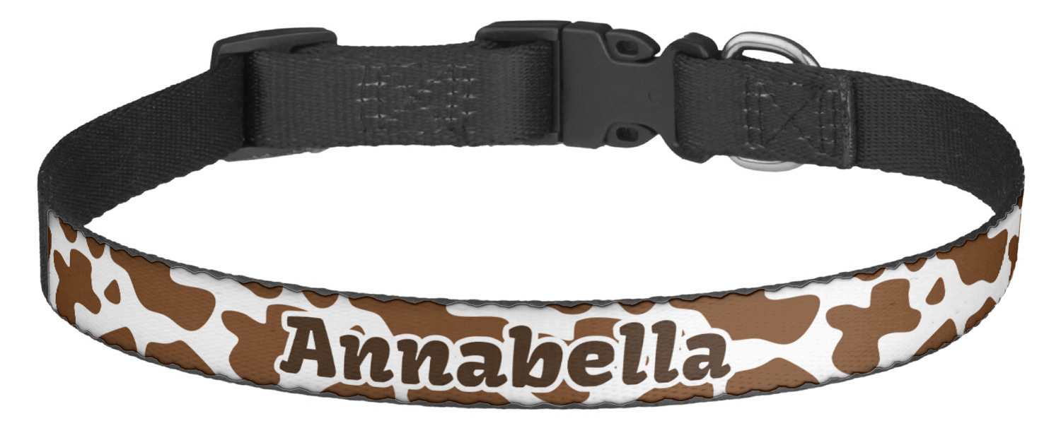 Cow Print Dog Collar (Personalized) YouCustomizeIt