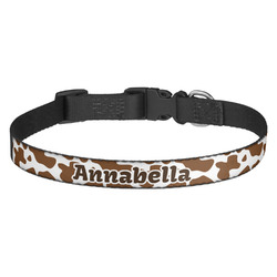 Cow Print Dog Collar (Personalized)