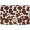 Cow Print Dog Food Mat w/ Monogram