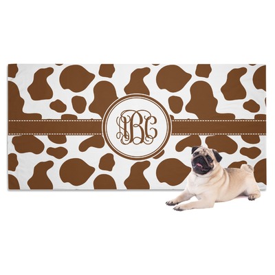 Cow Print Dog Towel (Personalized)