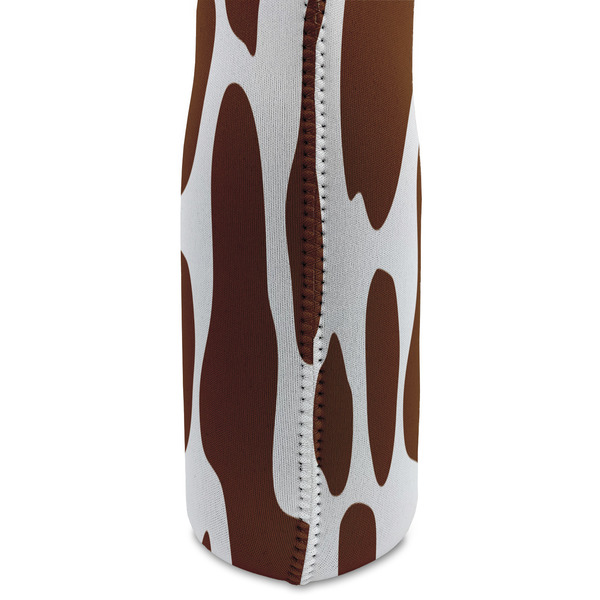 Cow Print Double Wine Tote - DETAIL 2 (new)