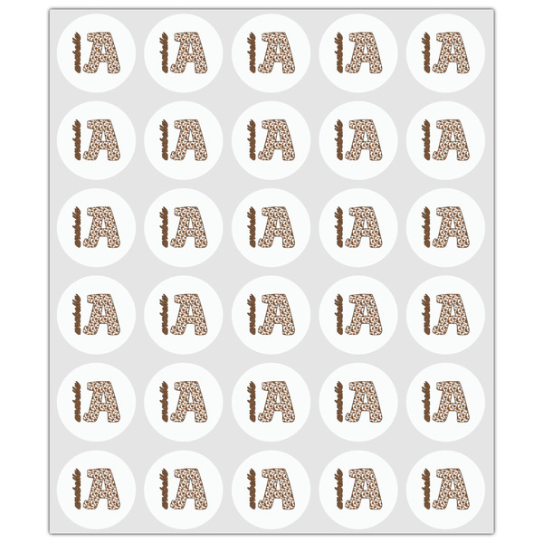 Cow Print Drink Topper - XSmall - Set of 30