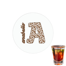 Cow Print Printed Drink Topper - 1.5" (Personalized)