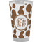 Cow Print Pint Glass - Full Color - Front View