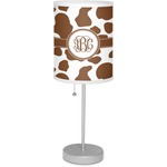 Cow Print Lamp with Drum Shade (Personalized)