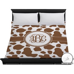 Cow Print Duvet Cover - King (Personalized)