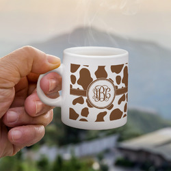 Cow Print Single Shot Espresso Cup - Single (Personalized)