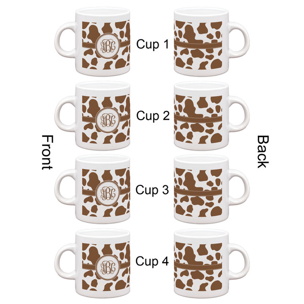 Cow Print Espresso Cup Set of 4 - Apvl