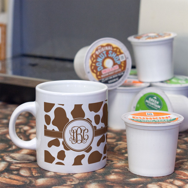 Cow Print Espresso Cup - Single Lifestyle