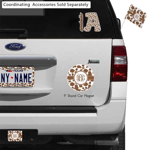 Cow Print Exterior Car Accessories