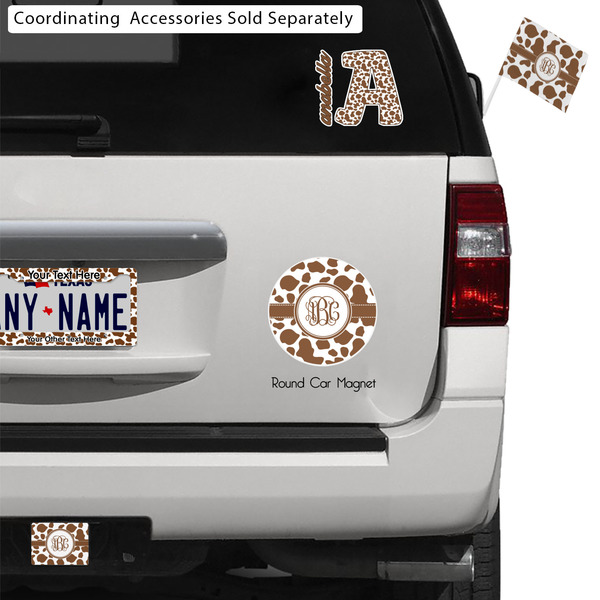 Cow Print Exterior Car Accessories