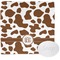 Cow Print Wash Cloth with soap