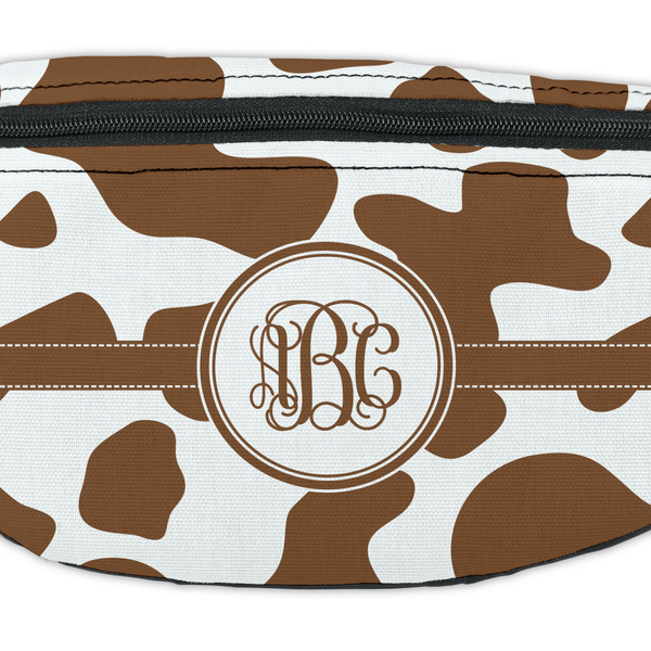 Cow Print Fanny Pack - Closeup