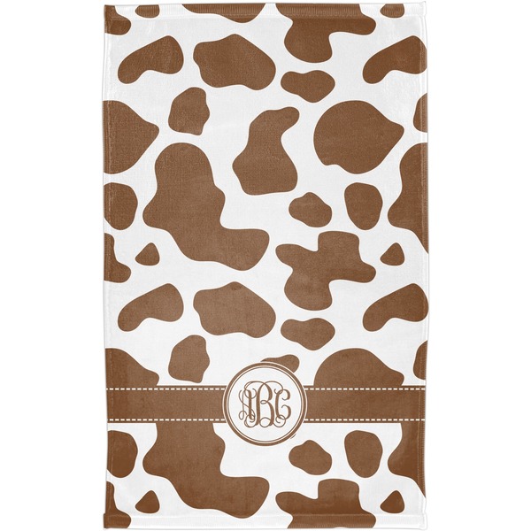 Cow Print Finger Tip Towel - Full View