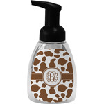 Cow Print Foam Soap Bottle - Black (Personalized)