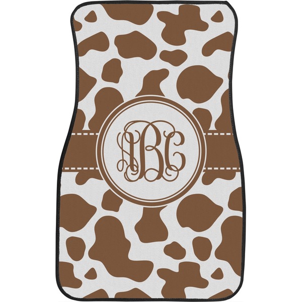 Cow Print Front Seat Car Mat