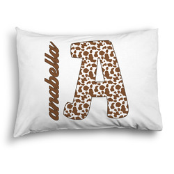 Cow Print Pillow Case - Standard - Graphic (Personalized)