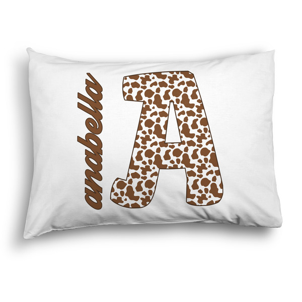 Custom Cow Print Pillow Case - Standard - Graphic (Personalized)