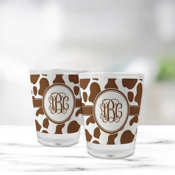 Cow Print Glass Shot Glass - Standard - LIFESTYLE