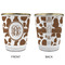Cow Print Glass Shot Glass - with gold rim - APPROVAL