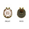 Cow Print Golf Ball Hat Clip Marker - Apvl - GOLD