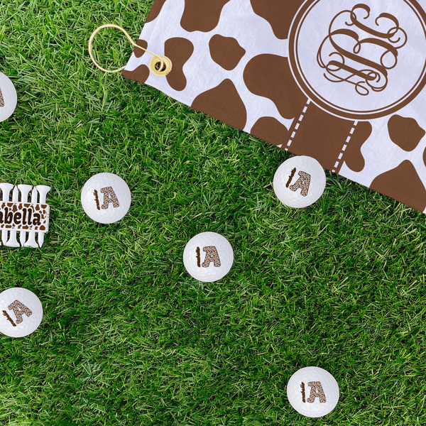 Cow Print Golf Balls - Generic - Set of 12 - LIFESTYLE
