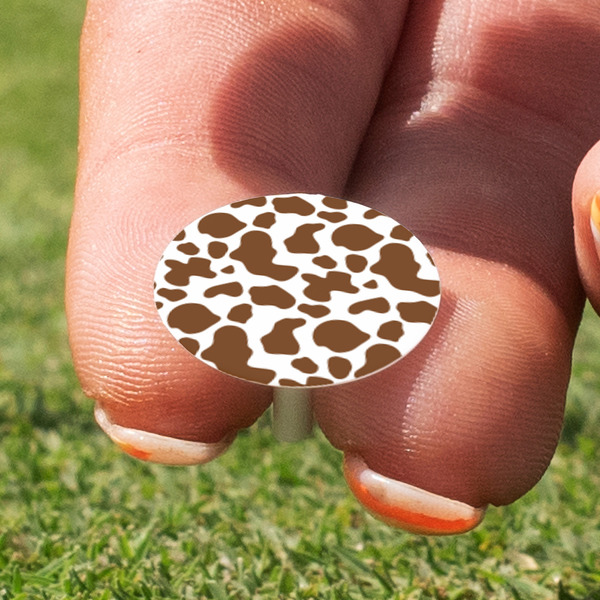 Cow Print Golf Tees & Ball Markers Set - Marker
