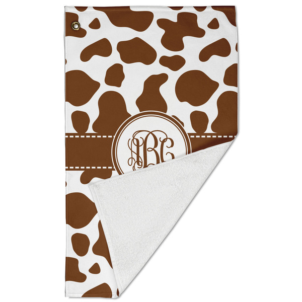 Cow Print Golf Towel - Folded (Large)